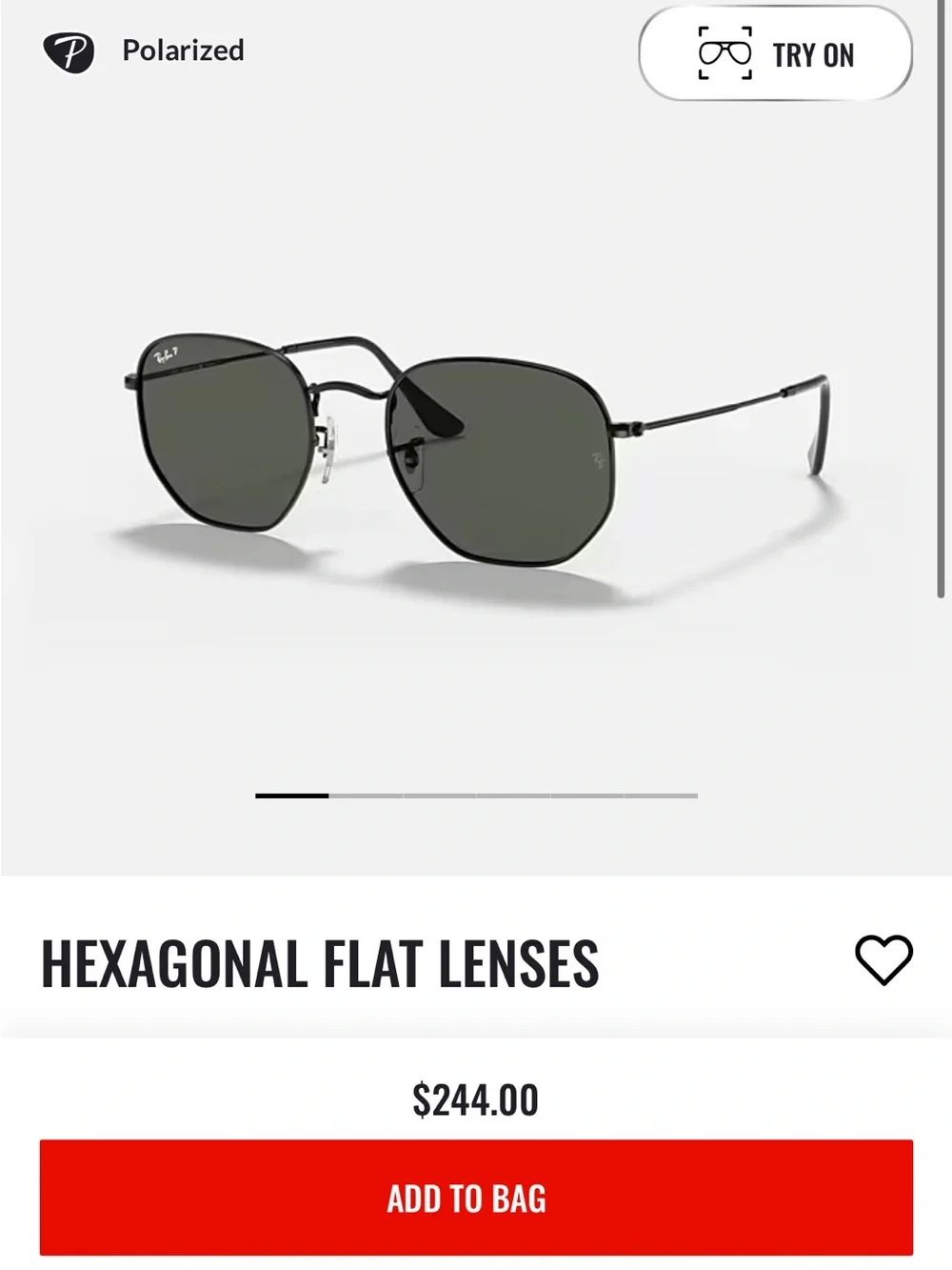 Ray-Ban Polarized Hexagonal Sunglasses